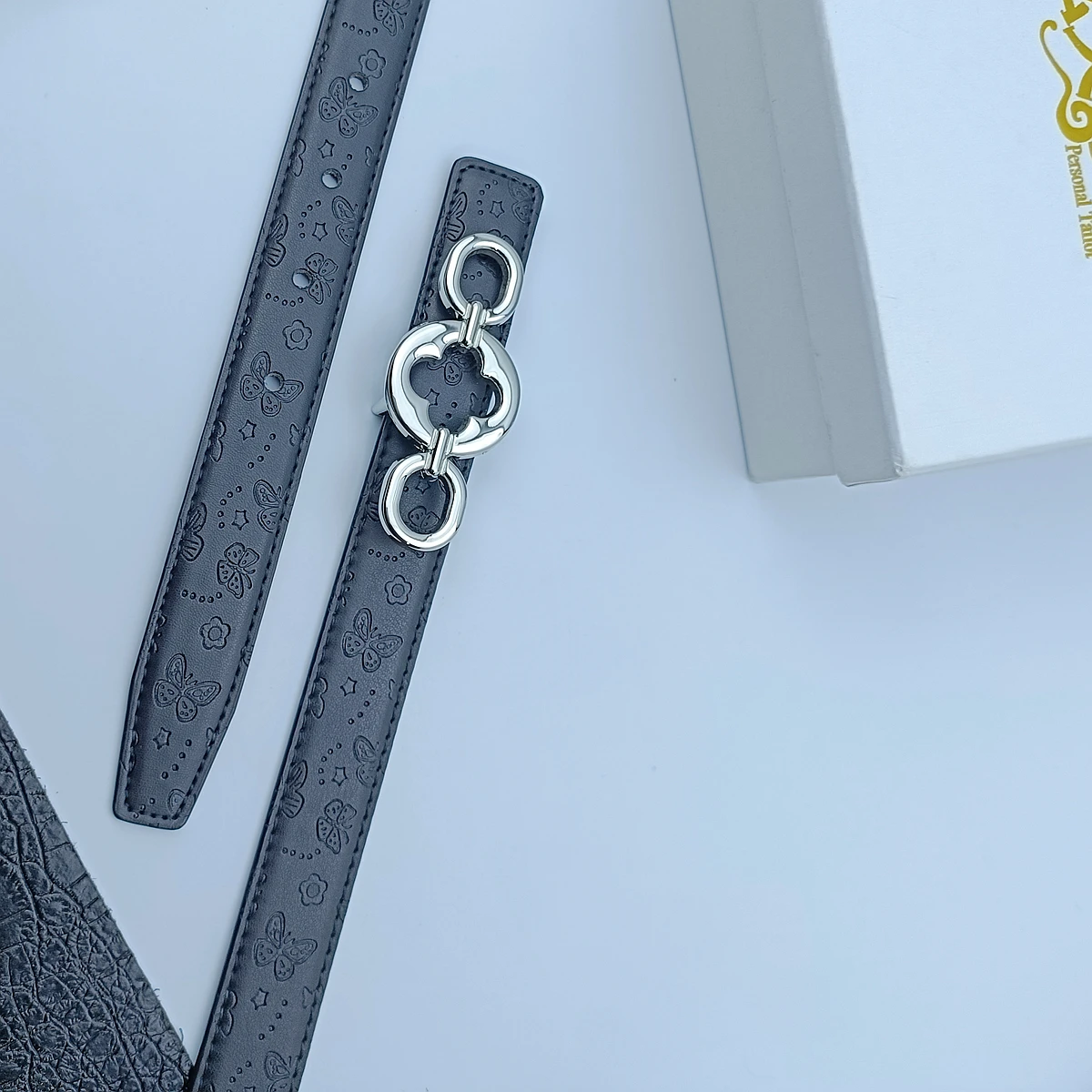 2.5cm Classic Belt Luxury Designer Famous Brand High Quality Leather Hot Women Belts For Dress