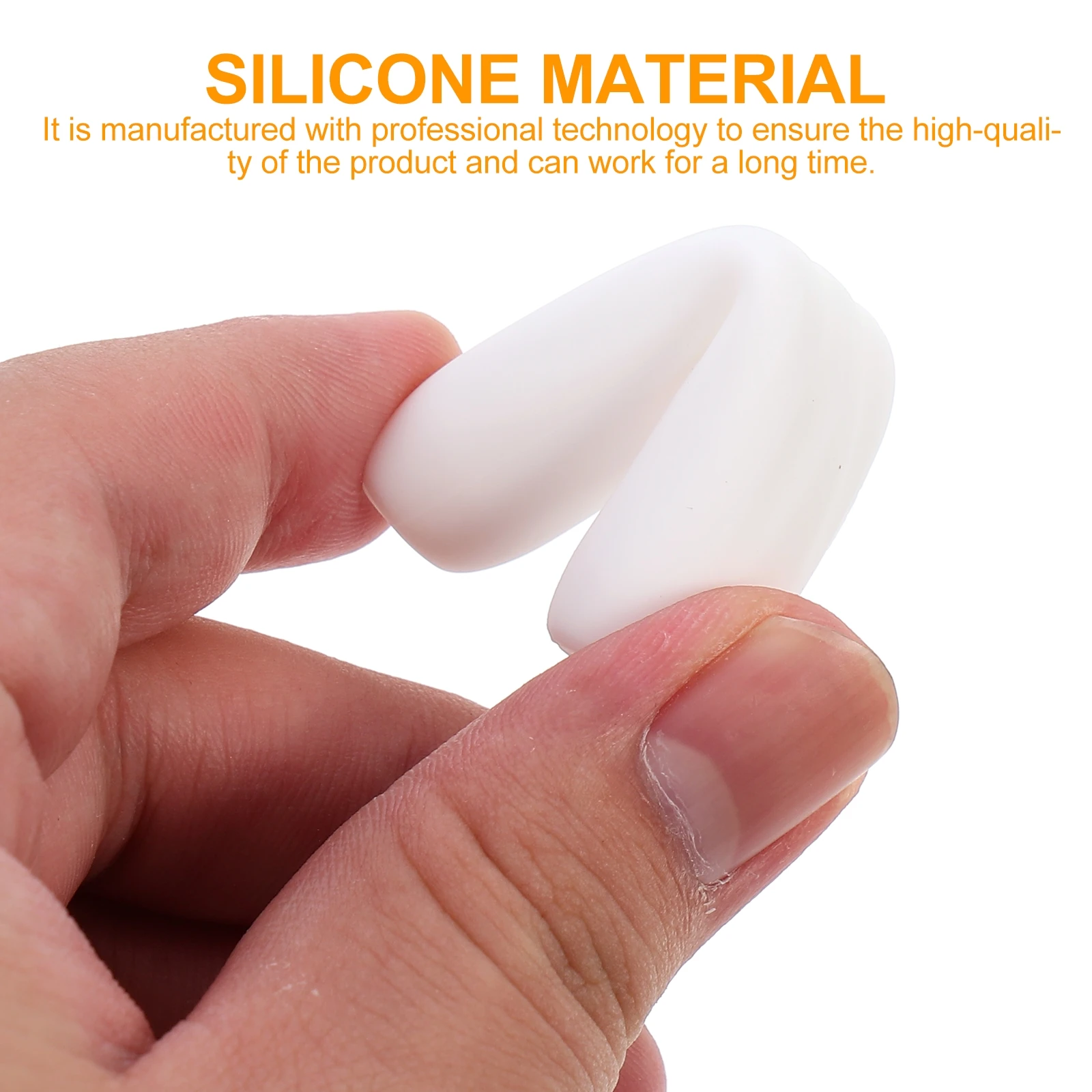 

3 PCS Protective Silicone Sleeve Pencil Textured Grip Holder Human Body for Desk Silica Gel
