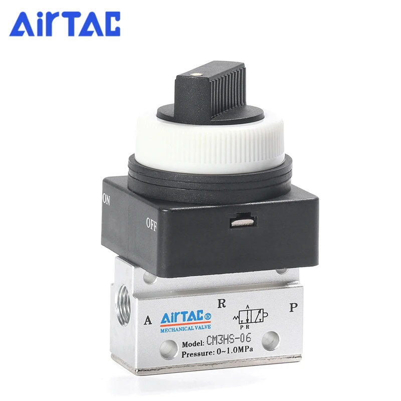 Picture 3: AirTAC CM3HS05 CM3HS06 CM3HS08 3/2 Way Selector Type Pneumatic External Control Mechanical Valve