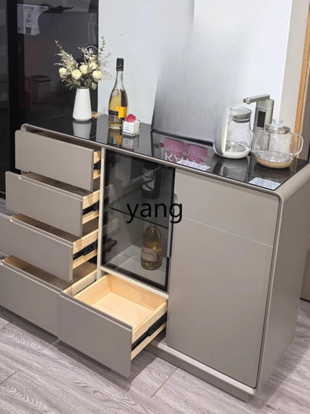 LTT new smart tea bar machine, locker, integrated water bar, water dispenser, tea cabinet