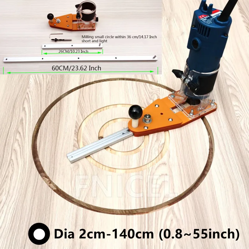 Router Base, Electric Hand Trimmer Replacement Base, Woodworking Edge Cutter Milling Machine Base, Power Tool Accessory - view 2