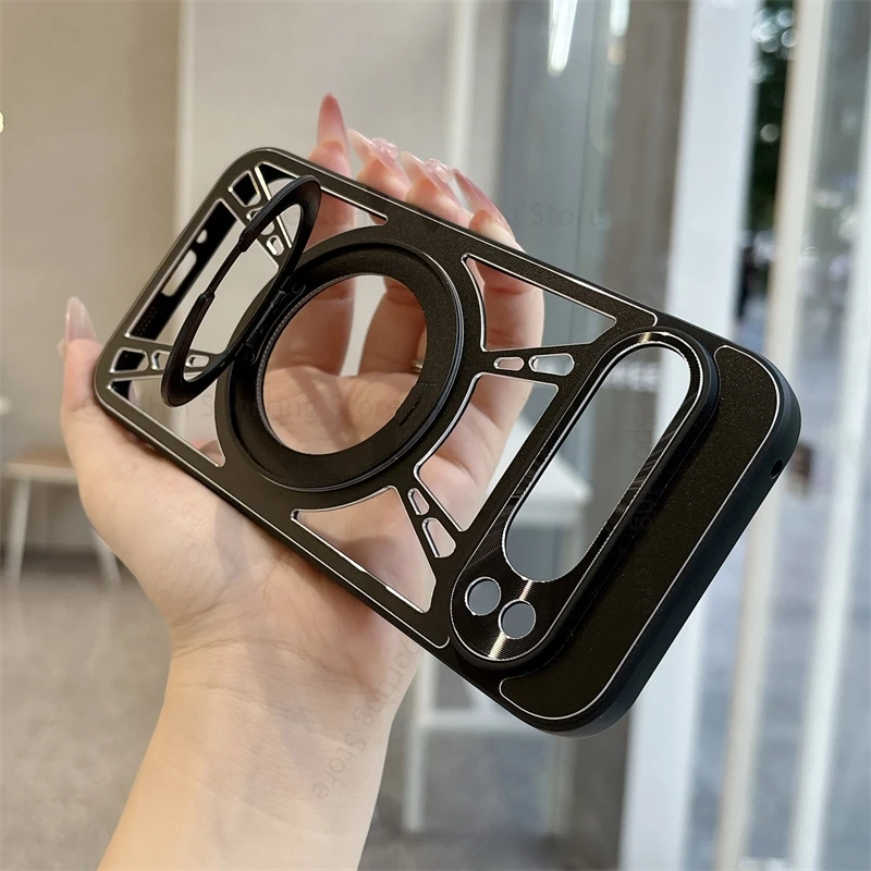 

Heavy Duty Protection Cooling Case For Google Pixel 9 Pro XL Heat Dissipation Magnetic Ring Cover For GOOGLE Pixel 9 Pro Fundas