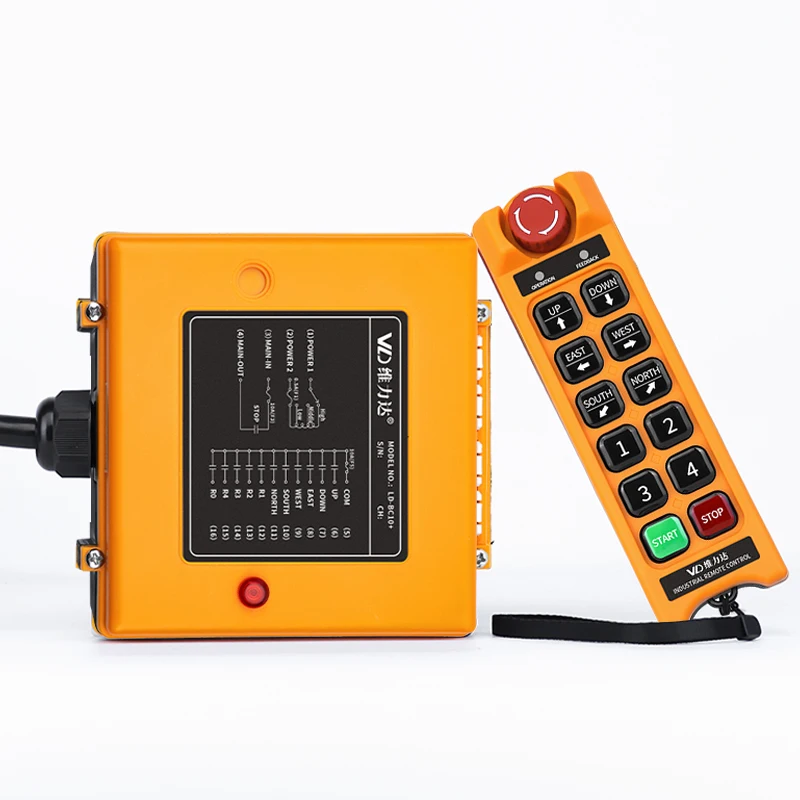 

LD-BC10+ High Quality Smart Wireless Industrial Remote Control Material Elevator 433mhz Frequency Control Switch Mouse Crane Use