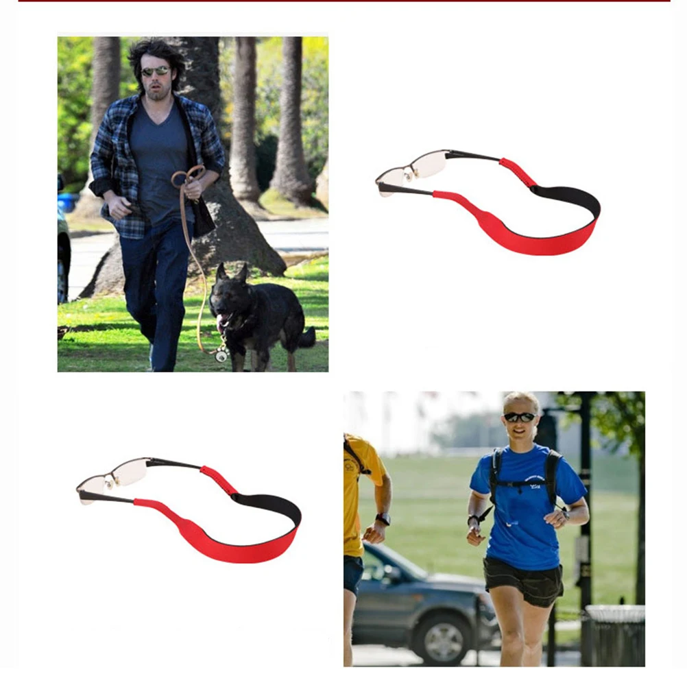 Ремешок для спортивных очков, фиксатор для очков, солнцезащитные очки, шнур для очков, регулируемый, мягкий, прочный, универсальный, очки для плавания