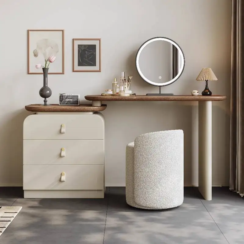 

European Narrow Dressing Table Mirror Drawers Makeup Bedroom Vanity Desk Mirror Room Stuff Coiffeuse De Chambre Furnitures