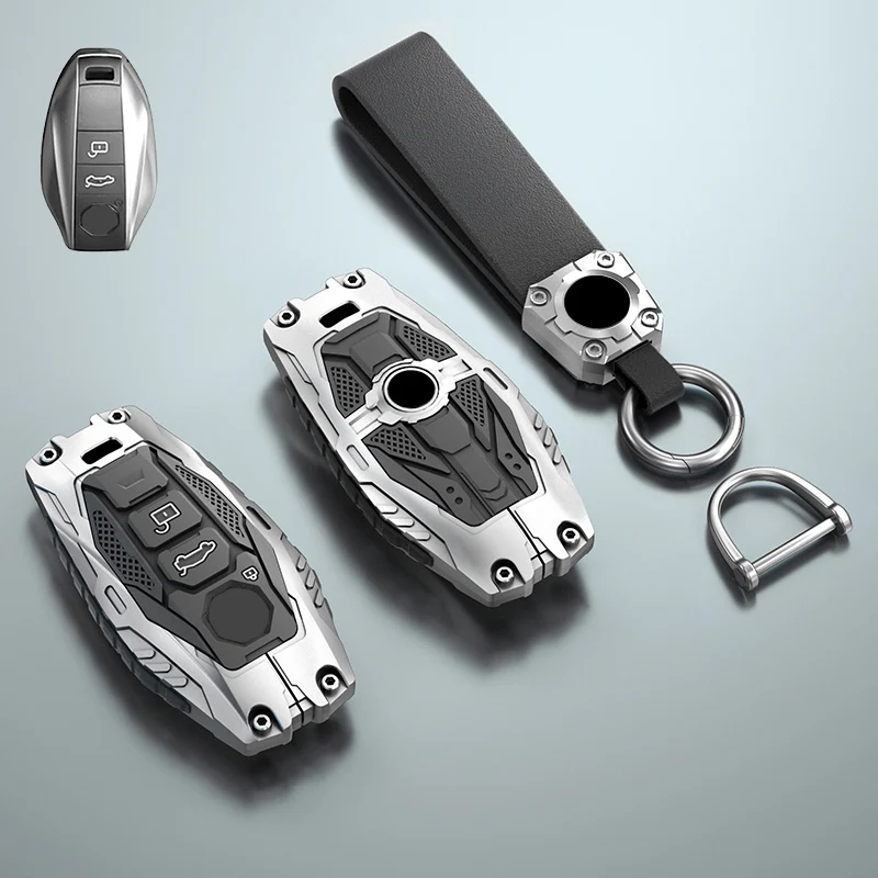 Zinc Alloy Car Key Case Holder Cover Shell For MG HS GT ZS EV ZX MG5 MG6 Roewe RX3 RX5 RX8 ERX5 I6 I5 Interior Accessories