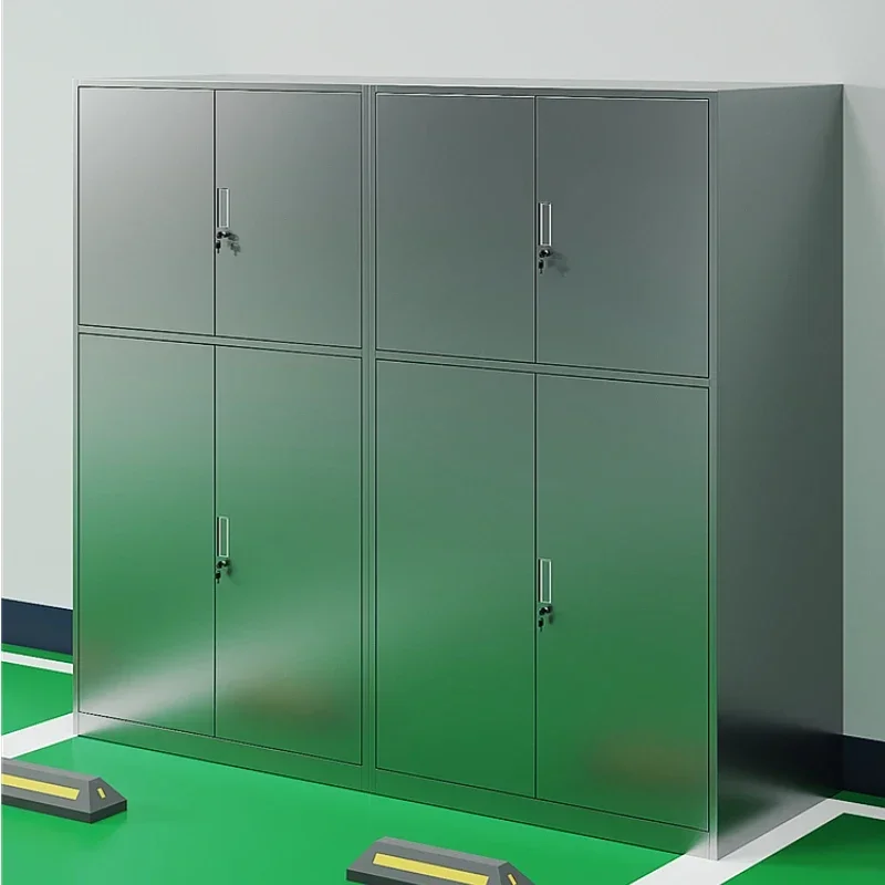 Stainless steel garage storage cabinet, balcony, basement, tool cabinet, parking space, miscellaneous cabinet