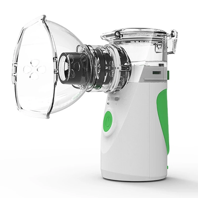 Nebulizador inhalación portátil, Mini atomizador malla mano, Inalador silencioso, Nebulizador limpieza automática
