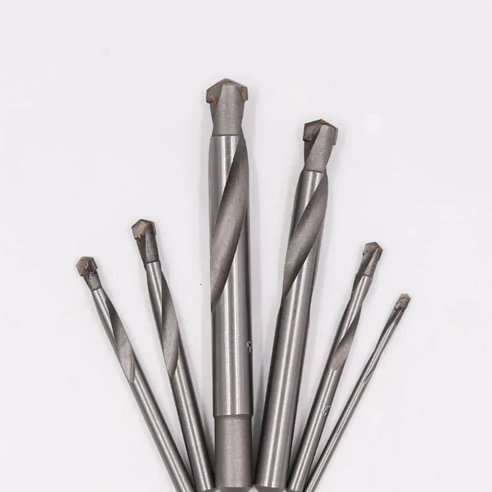 Cemented Carbide Drill Bits Round Shank Spiral Groove 3-10MM For Wood Metal Thin Stainless Steel Iron Drilling Hole Working Tool