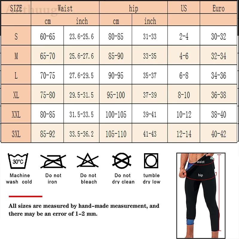 Aiithuug Body Shapers Men Body Building Workout Fitness Corset Weight Loss Suit Slimming Shaper Wear Sweating Fat Burn Pants