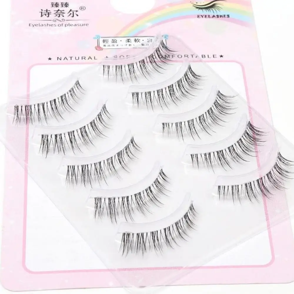 Whole Eyelash False Eyelashes Eye Extension Natural Elongation Fake Eyelashes Transparent Peduncle Makeup Tools Eyelashes