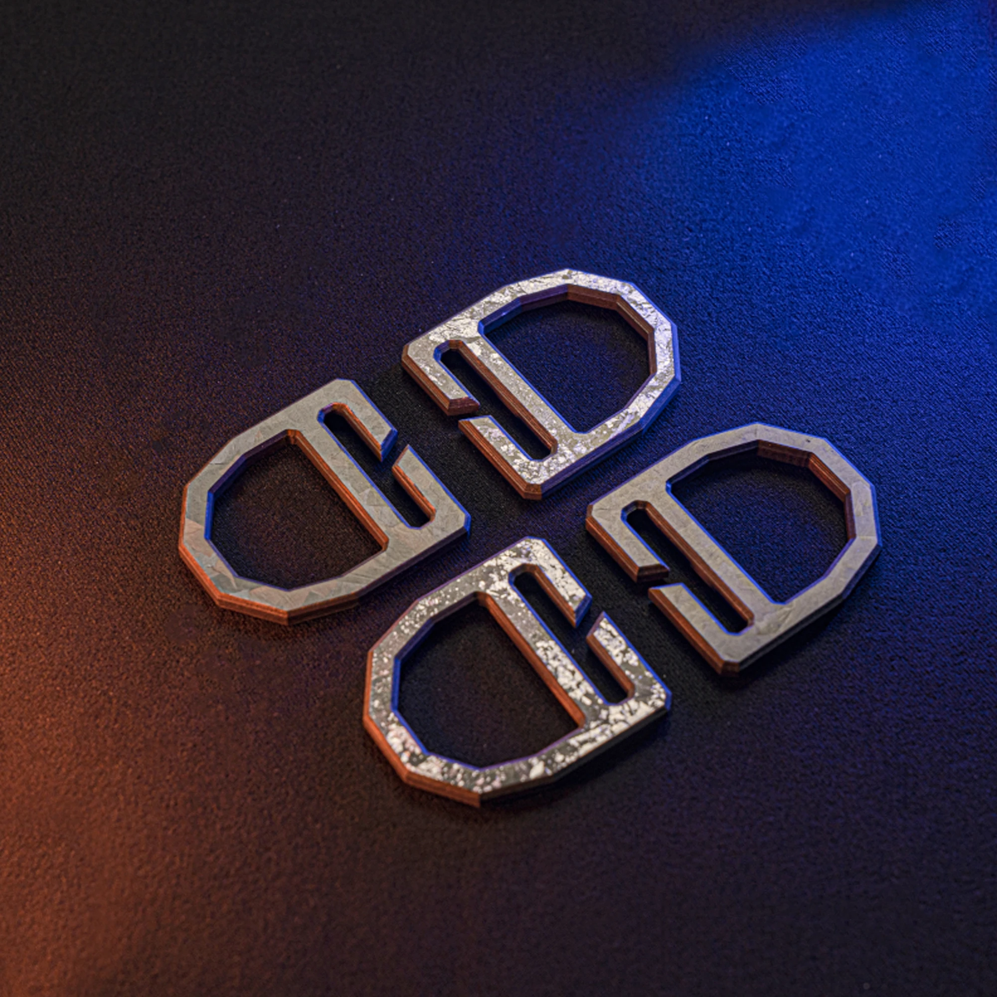 ألياف الكربون D مشبك خفيف الوزن معلق نقطة حقيبة صدر للرجال مشبك وظيفة في الهواء الطلق هوك DIY بها بنفسك الملابس السحابة EDC الملحقات