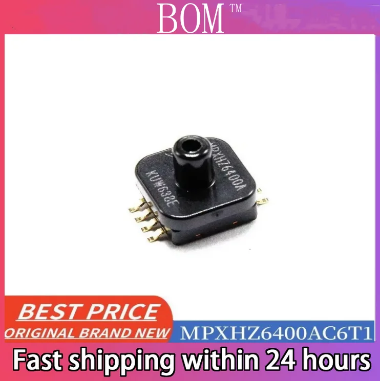 1-5pcs/lot New Original MPXHZ6400AC6T1 MPXHZ6400AC6U code: MPXHZ6400A MPXHZ6400 MPXH6400A Board Mount Pressure Sensor