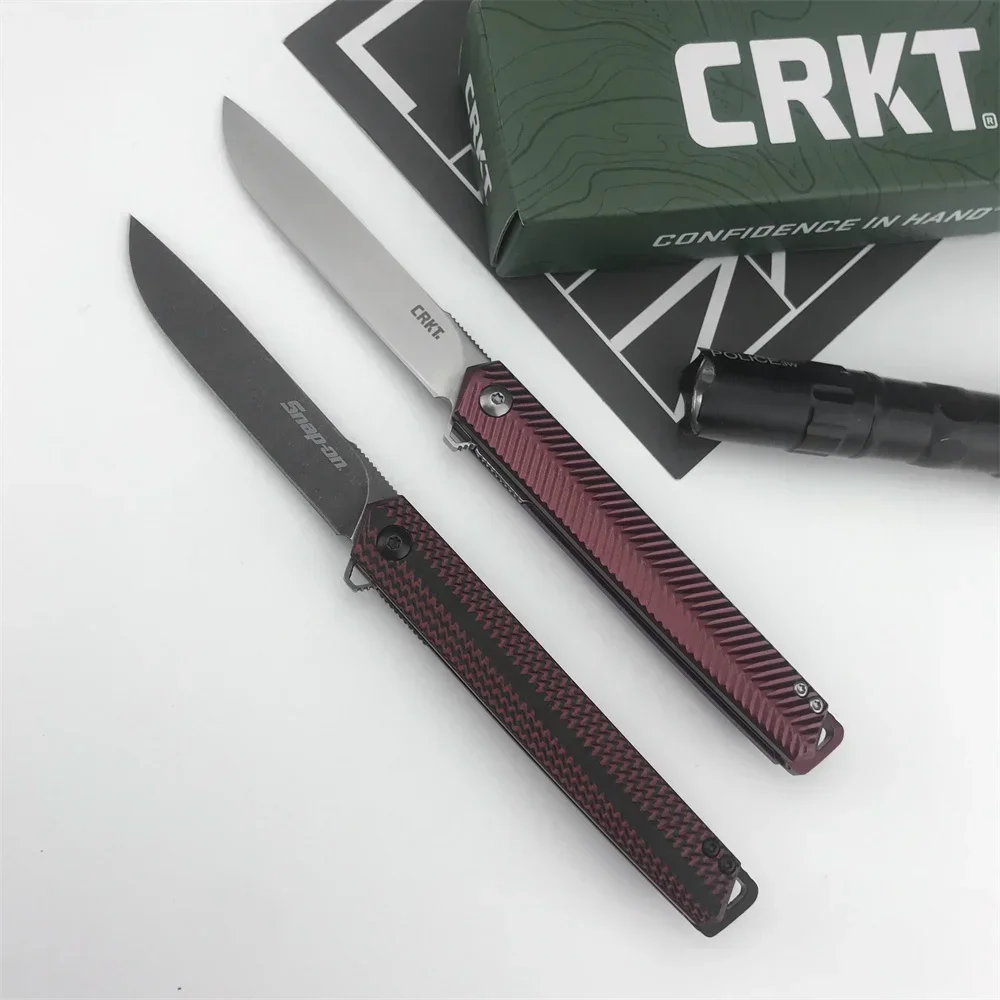 CRK K820BXP K820 Pocket Assisted Flipper Folding Knife 8Cr13Mov Blade G10/Aluminum Alloy Handles Outdoor Camping Hunting Tool