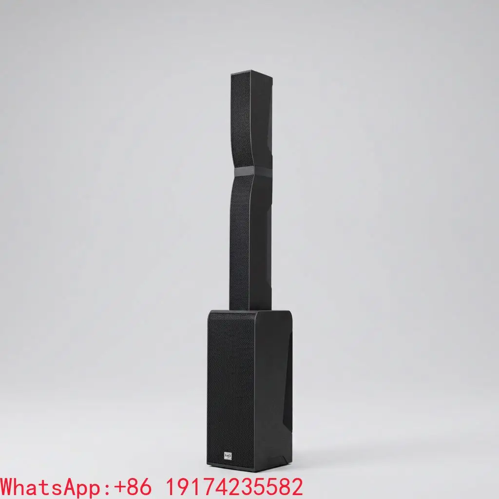 Double 12-inch Active Metal Sound Column Two-way 5-inch Portable Column Speaker Professional Line-array PA Powered Neodymium