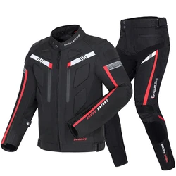 Motorcycle Jacket Cold-proof Waterproof Motocross Jacket Men Chaqueta Moto Protective Gear black Motorbike Riding  Jacket M-5XL