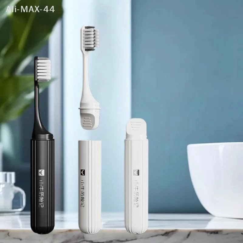 

1PCS Ultra-Fine Soft Bristle Toothbrush for Braces Dental Oral Care Removable Folding Design with Storage for Easy Cleaning