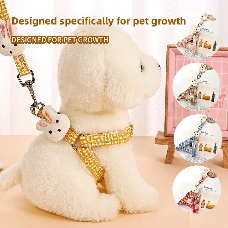 

2026 New Pet Harness and Leash Set, Escape Proof Adjustable Vest for Cats Dogs Outdoor Walking