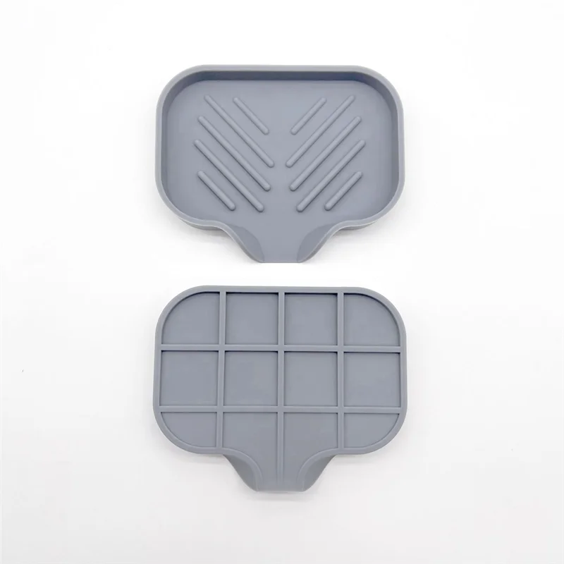 

A01F-самокилирующийся держатель для мыла, силиконовый кухонный поднос для мыльницы, органайзер для стойки, прочный, простой в установке, простой в использовании S Gre