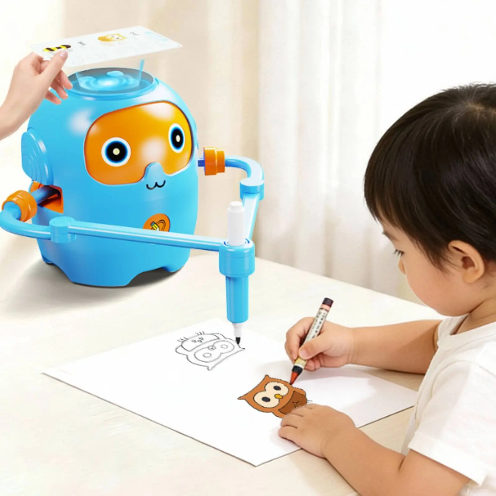 robot-de-dessin-et-de-scannage-pour-l'Education-precoce-machine-a-dessiner-automatique-jouet-d'apprentissage-intelligent-par-scannage-pour-enfants