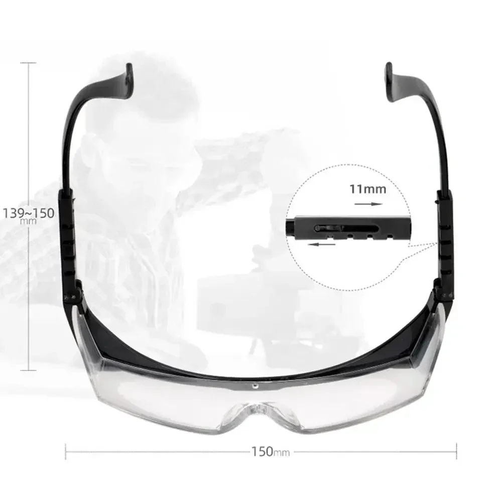 12pcs Anti-Splash Work Safety Glasses Eye Protecting Lab Goggles Protective Industrial Wind Dust Proof Goggles Cycling Glasse
