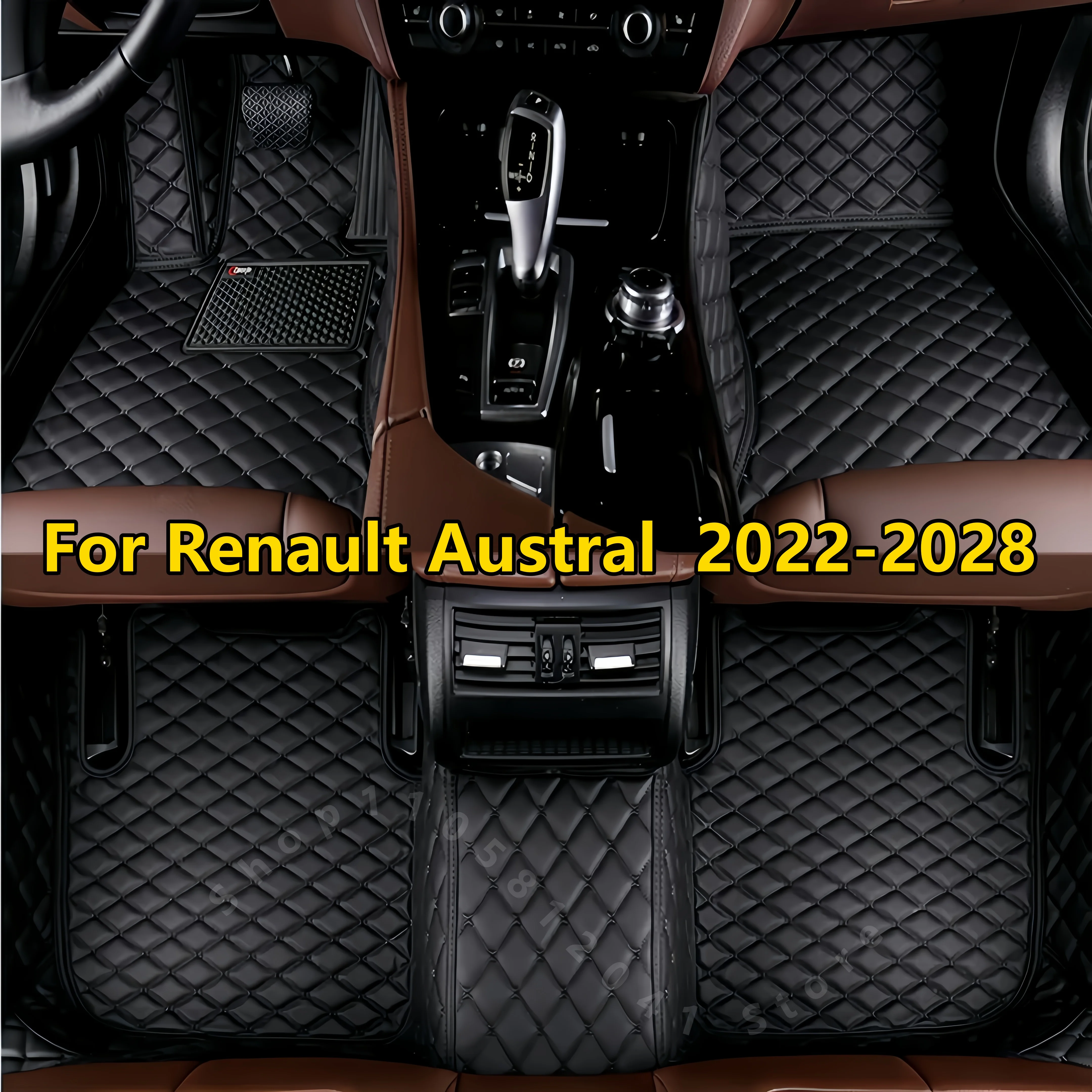 Custom Car Floor Mat Fit For Renault Austral 2022 2023 2024 2025 2026 2027 2028 All Weather Waterproof Car Floor Mats
