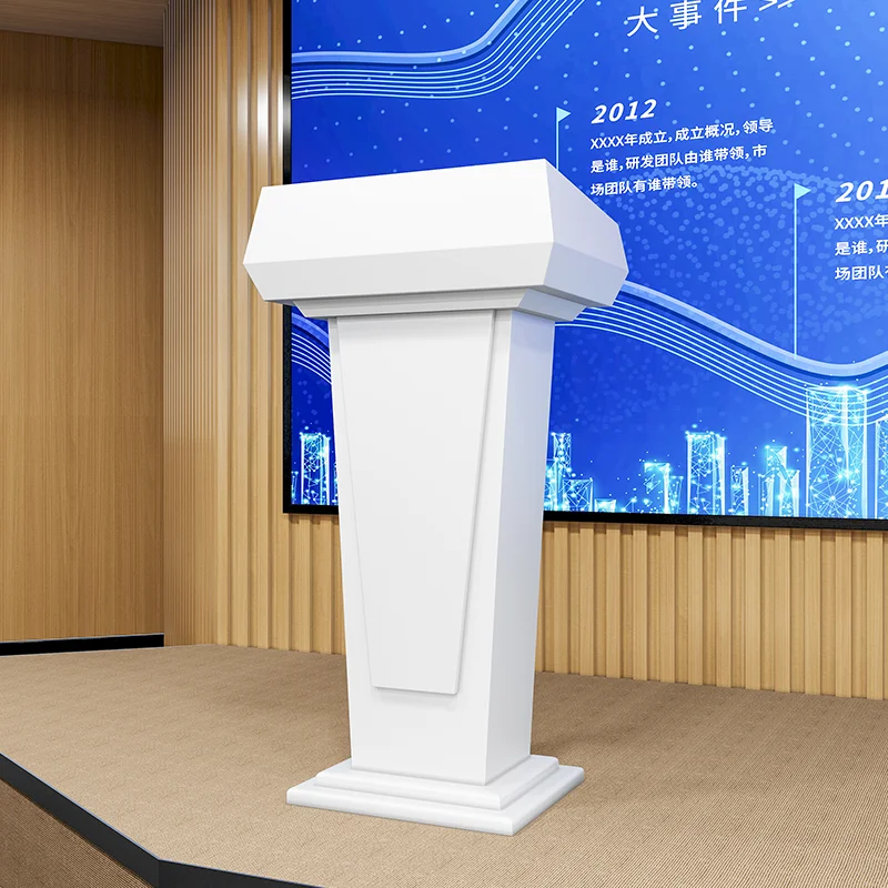 High-end Solid Reception Desks Welcomes Guests Host's Speech Reception Desks Application Office Furniture Военное ДелоZY40JDT