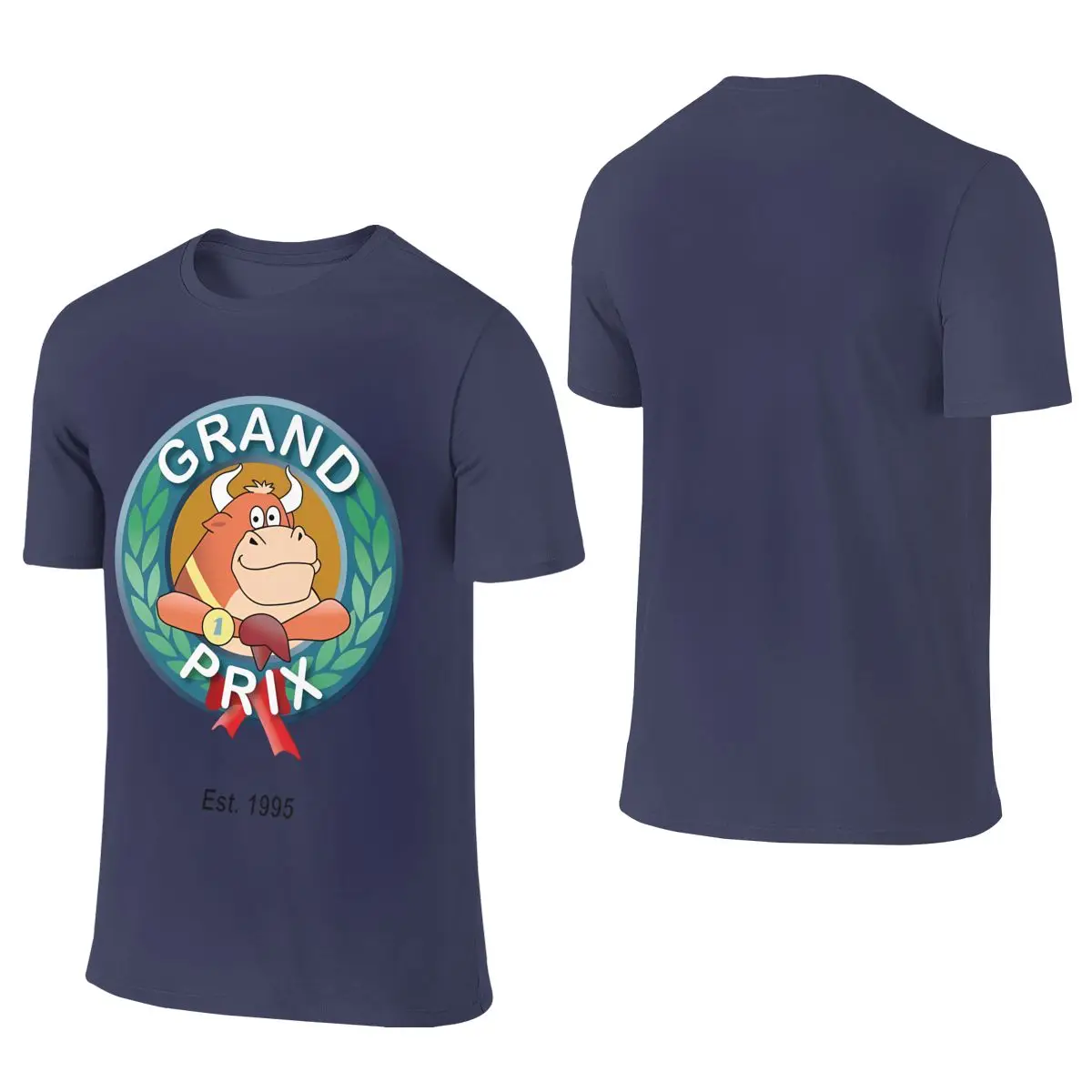 Grand Prix Logo Redise O Vector Vaquilla Margarita Skin-Friendly Reversible T-shirt Korean Style Sweet Cool   Tees