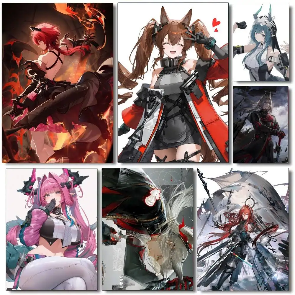 

A-Arknights Endfield Game Poster Prints Poster Wall Painting Bedroom Living Room Wall Bar Restaurant Sticker