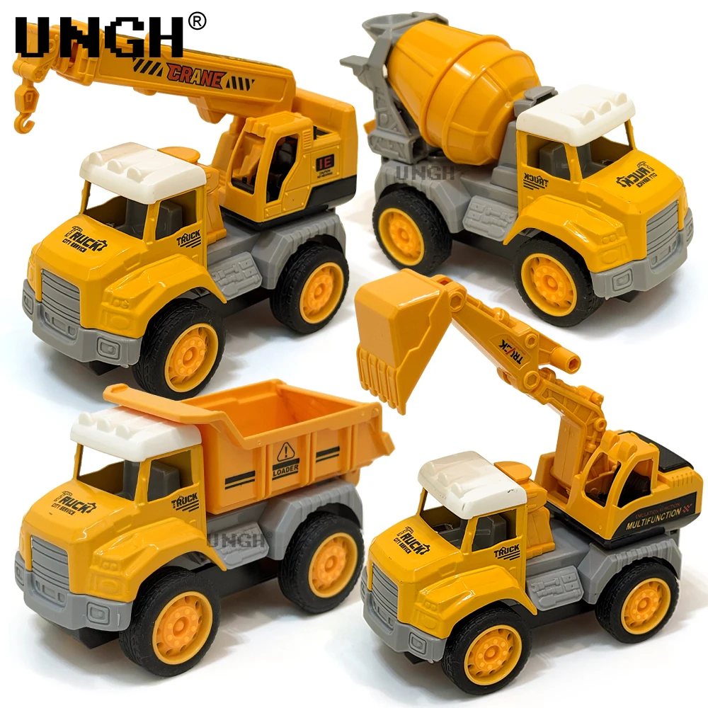 

Инерционные машинки UNGH: литые модели инженерной техники (грузовик, самосвал, экскаватор, трактор) для детей и мальчиков