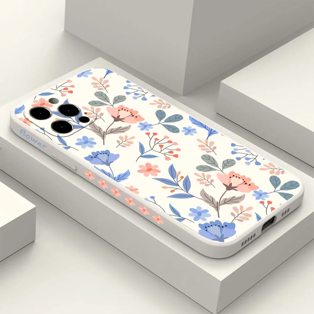 Capa de silicone macio de luxo com design de flor para huawei, moda, para p40 p30 p20 lite mate 20 nova 9 se 8i 7i 6 4e pro