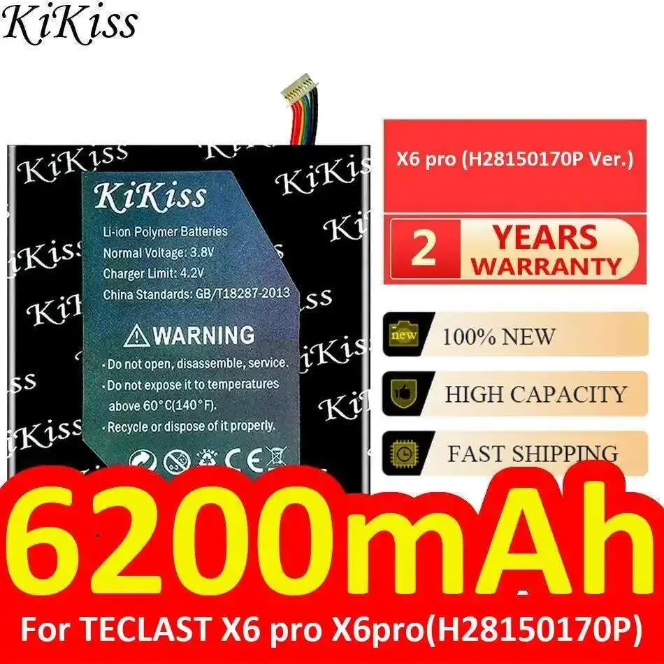 

Долговечный аккумулятор для ноутбука 6200 мАч для Teclast X6 Pro X6pro H28150170P Ver. Премиум замена