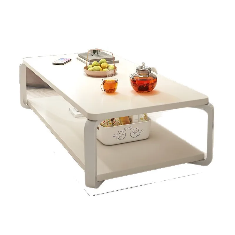 coffee table, modern living room is simple, household balcony coffee table, small apartment rental house light luxury tea table