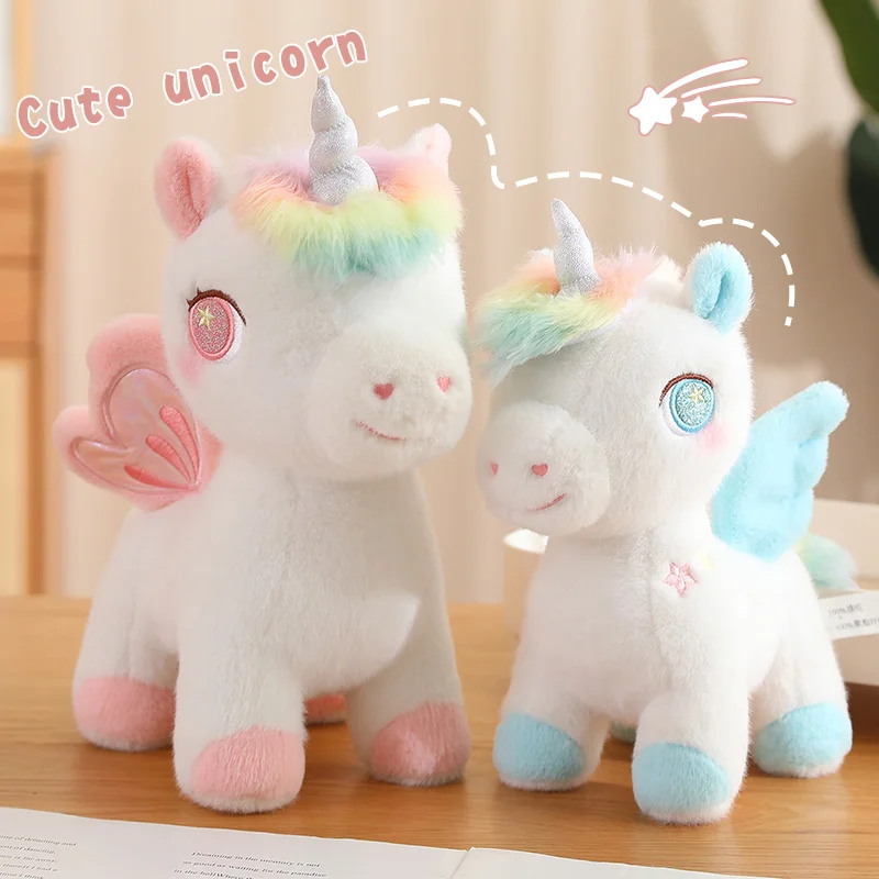 

New Cute Unicorn Plush Toy Pillow Kawaii Soft Stuffed Animals Plush Doll Cartoon 25/30/35/50cm Unicorn Toys for Girls Kids Gifts