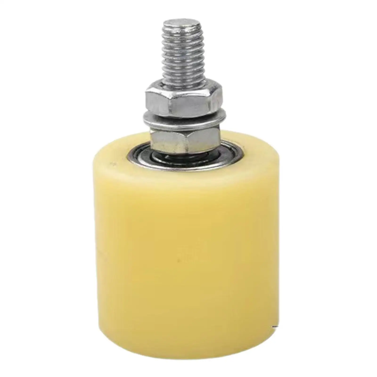 2x롤러 휠 나일론 풀리 슬라이드 게이트 교체 트랙 베어링 가이드 휠 높이 5cm