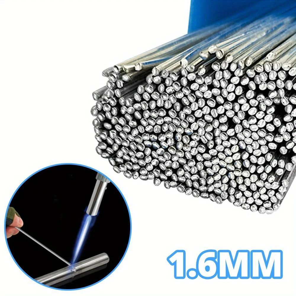 20pcs Low Temperature Easy Melt Aluminum Universal Silvery Welding Rod Cored Wire 1.6mm Rod Solder No Need Solder Powder Weld Ba