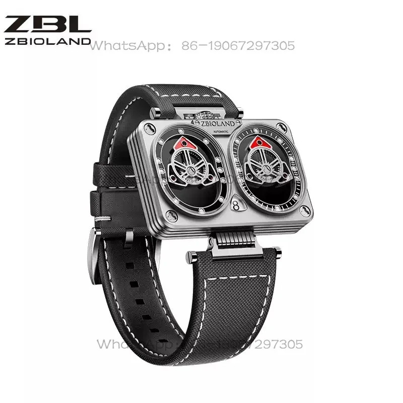 Double rotor concept men's mechanical watch luminous waterproof watch L1005