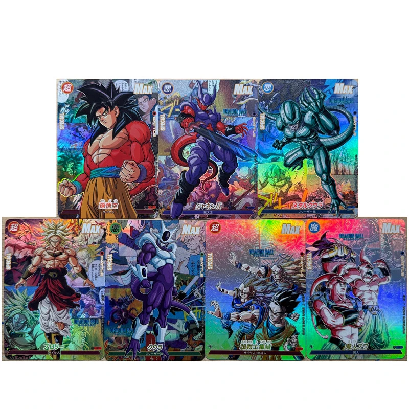 Diy Homemade Dragon Ball Anime Son Goku Frieza Broli Character Board Game Toys Collection Flash Card Cartoon Toys