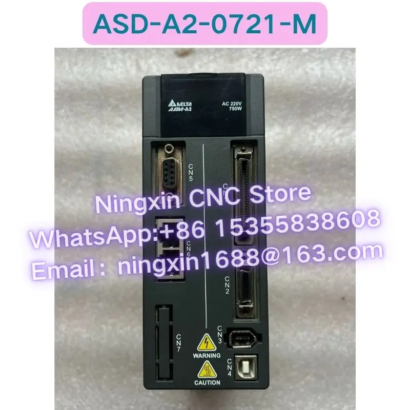 Used ASD-A2-0721-M servo drive Functional test OK Fast delivery
