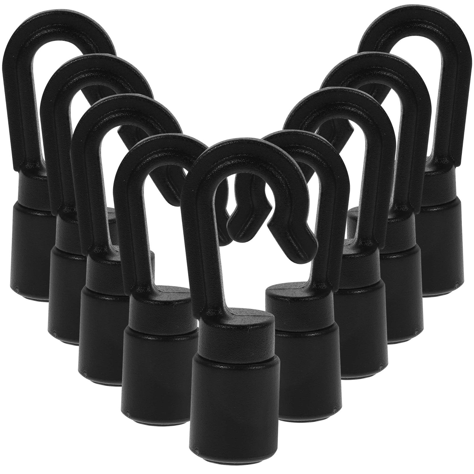 

10pcs Kayak Mooring Sturdy Boat Dock Hook Heavy Duty Marine Elastic Hook For Paddle Fixing Dock Watercraft Safety Line Yacht Tie