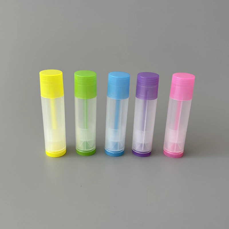 

100pcs 5g Lip Balm tube 5ml Lip Gloss Tubes Empty Plastic Lip tube Lipstick Chapstick Cosmetic Containers for Handcraft