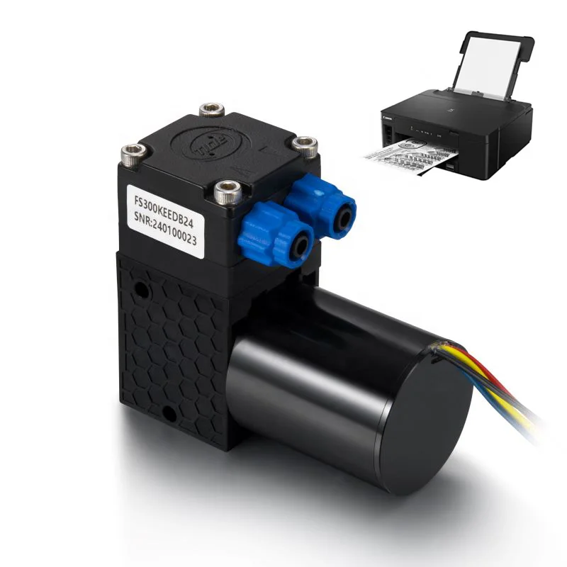 24v Dc Brushless Motor Mini Water Pumps 640ml/min Flow Micro Air Water Pump Oilless Small Liquid Pump For Inkjet Printing