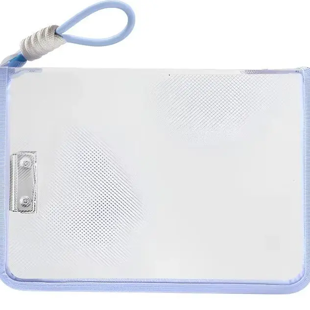 

Portable File Folder Case Transparent Handle Storage Organizer Bags A4 Zipper File Bag Candy Color Stationery Holder Supplies