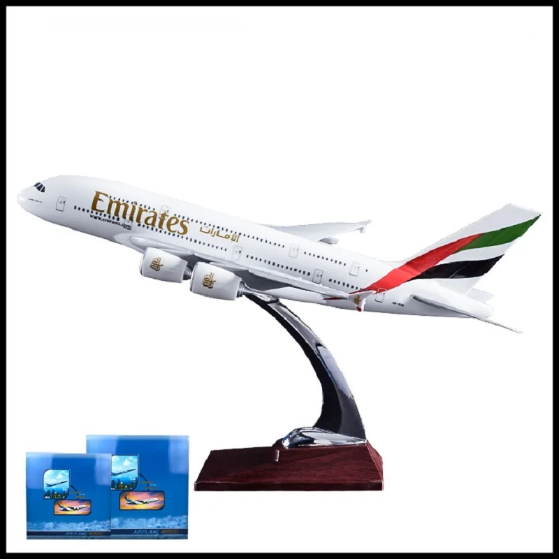 36CM Airbus A380 Air France Airplane Model Die-casting Plastic Resin Aircraft Decoration Can Be Used As Gifts Or Collections