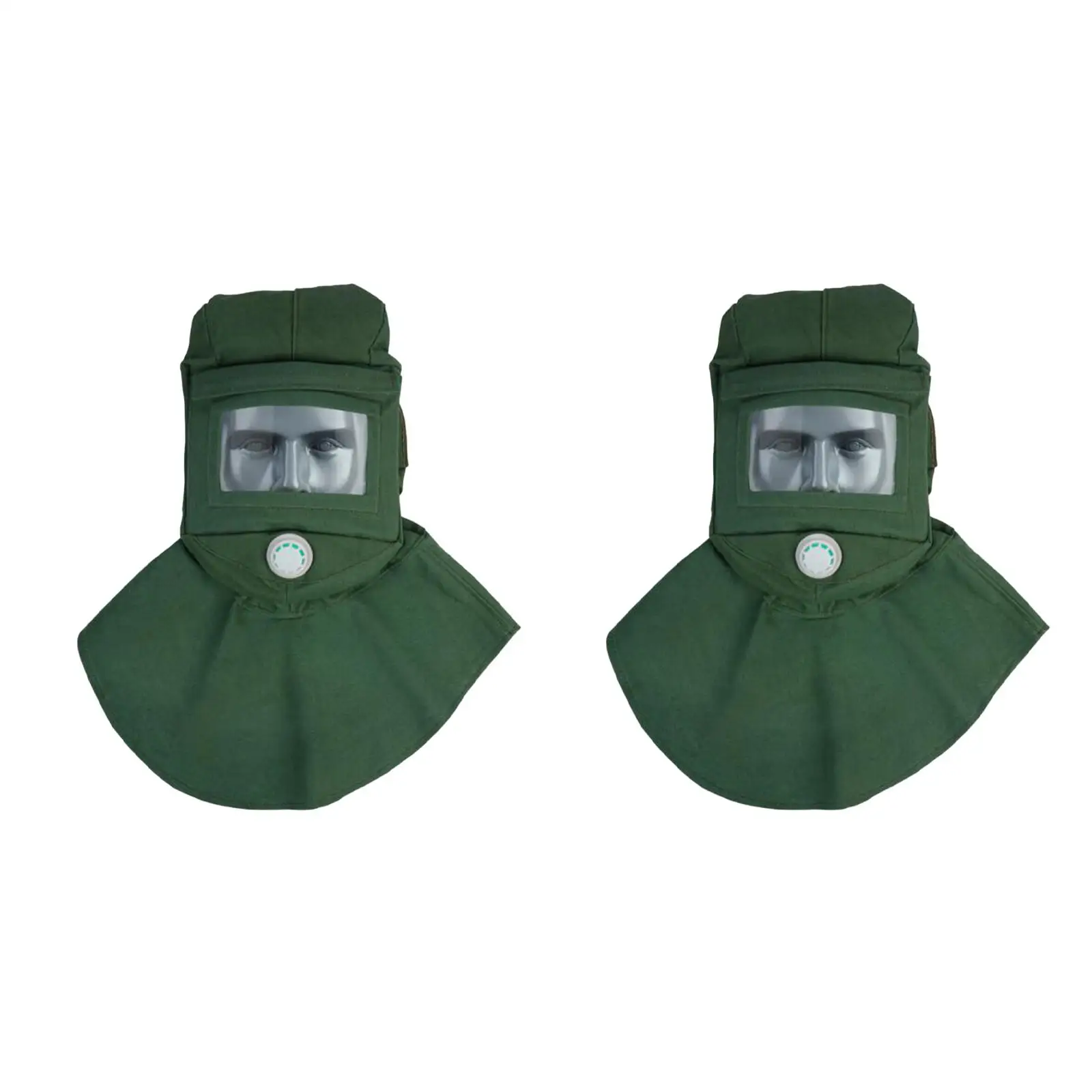 Sandblasting Hood Cloak Dustproof Equipment Shawl Cap Professional for Sand Blasting Dusting Polishing Cement Packing Painting