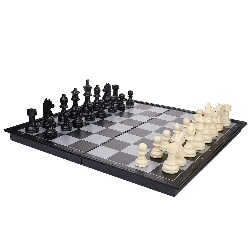 ChildrenProfessional Chess Set Storage Outdoor Matte Black And White Full Set Chess Set Unique Modern Chadrez Jogo Board Game