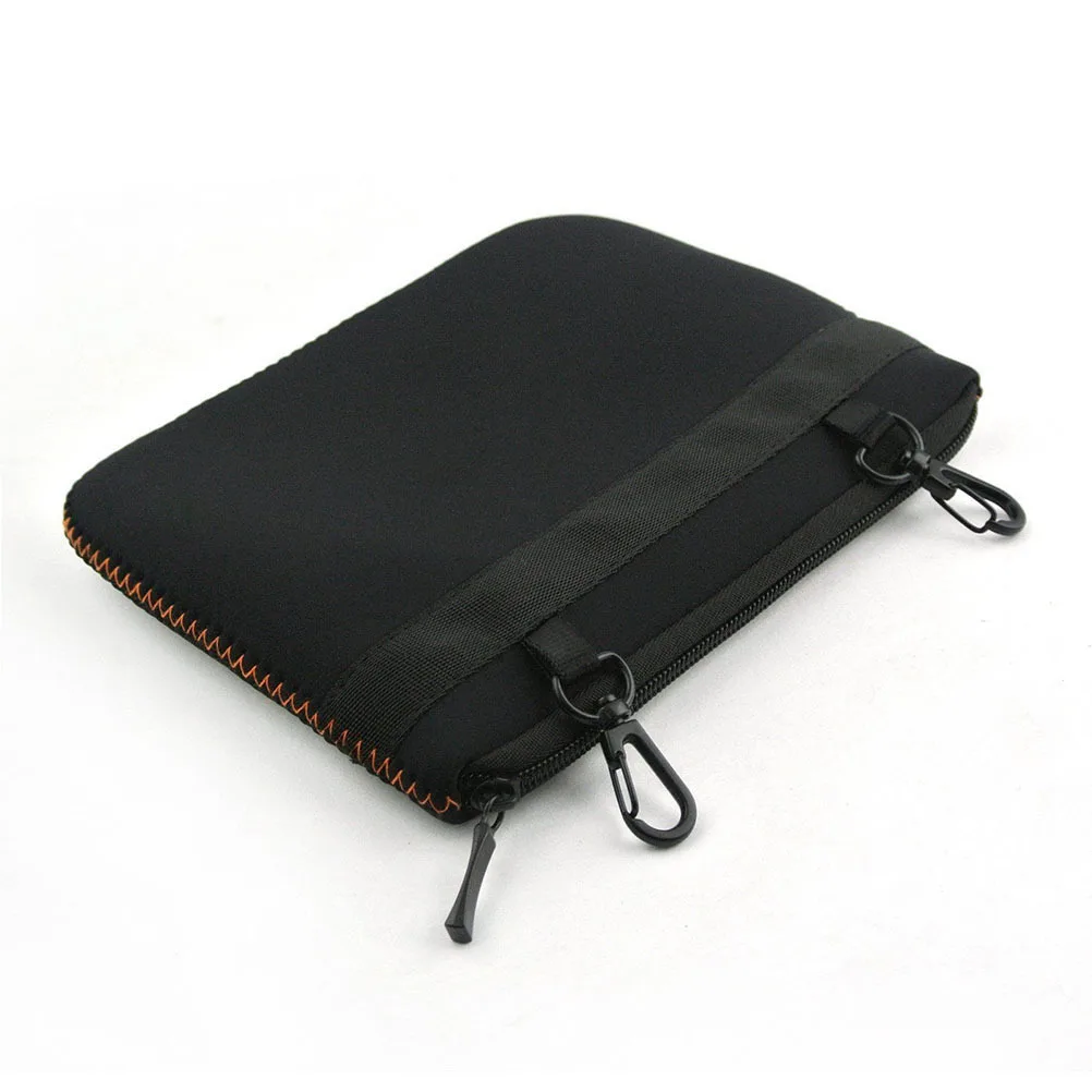 

Eva Shockproof Case For Wireless Speaker 28*12Cm Black Durable Pouch Holder Handbag Protective Soft Lining Compatible With
