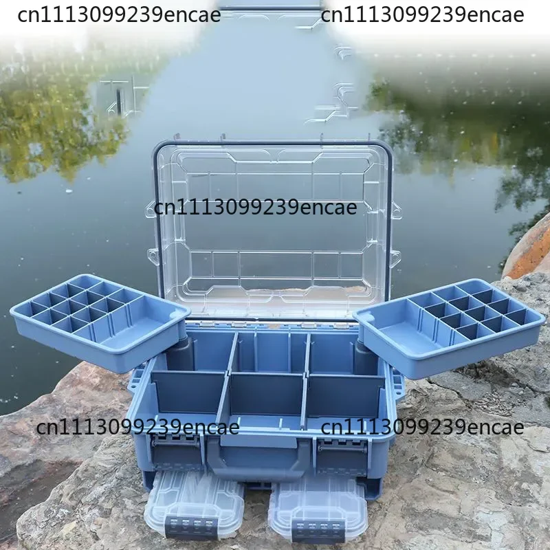 Multifunctional waterproof portable fishing accessories storage box accessories  bait box portable tool