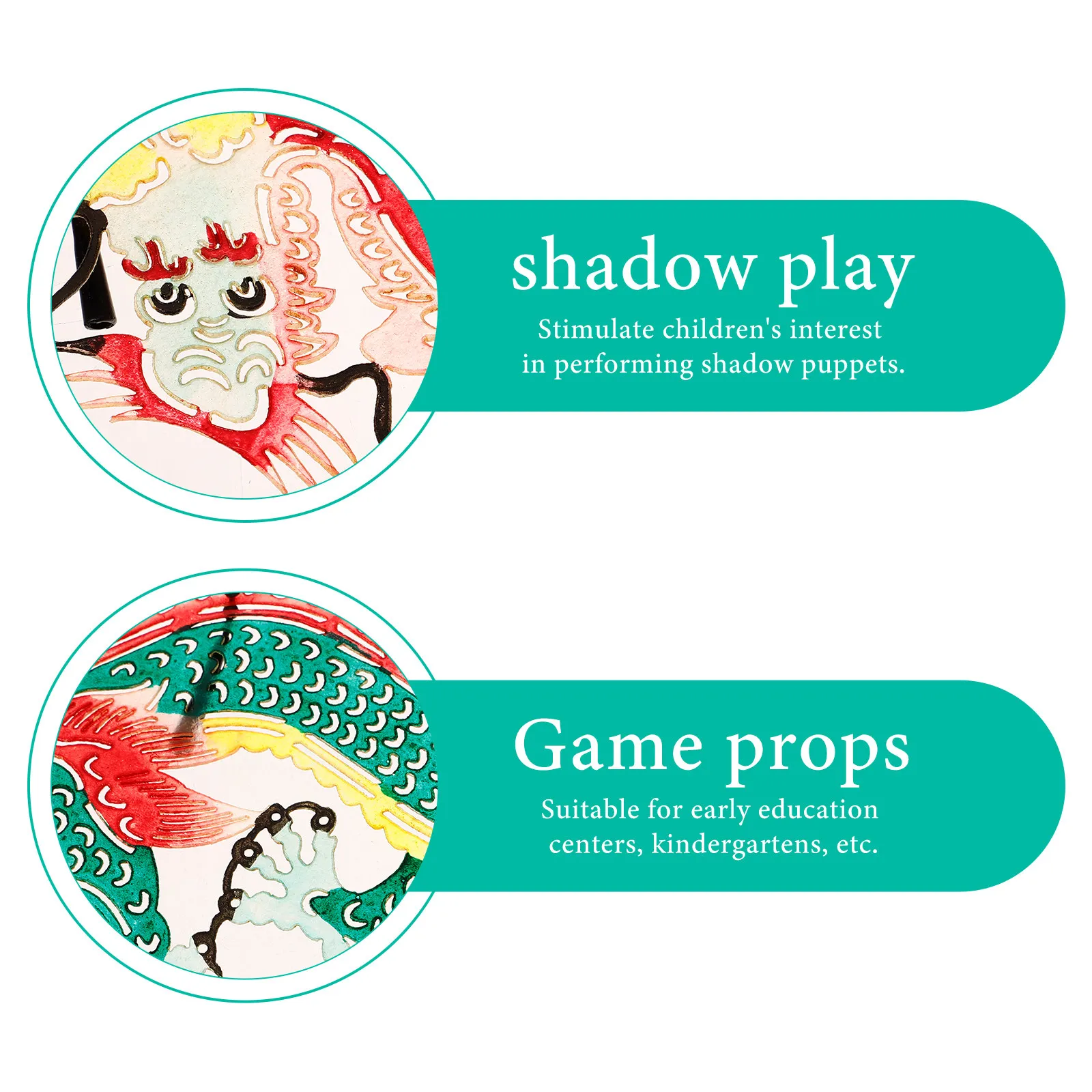 

Handmade Shadow Materials Kids Creative Project Traditional Chinese Culture Learning Kit Parent-Child Bonding Activity