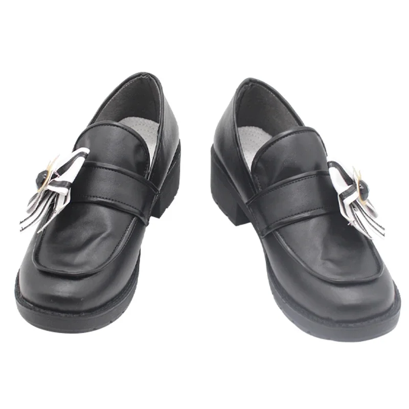 Yorumi Rena Scarpe Cosplay Vtuber Cosplay Prop Scarpe in pelle PU Stivali di carnevale di Halloween realizzati su misura